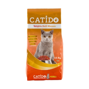 Catido Renkli Taneli ve Tavuklu Yetişkin Kedi Maması