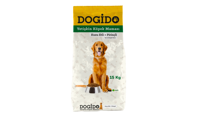 Dogido Kuzu Etli Pirinçli Yetişkin Köpek Maması