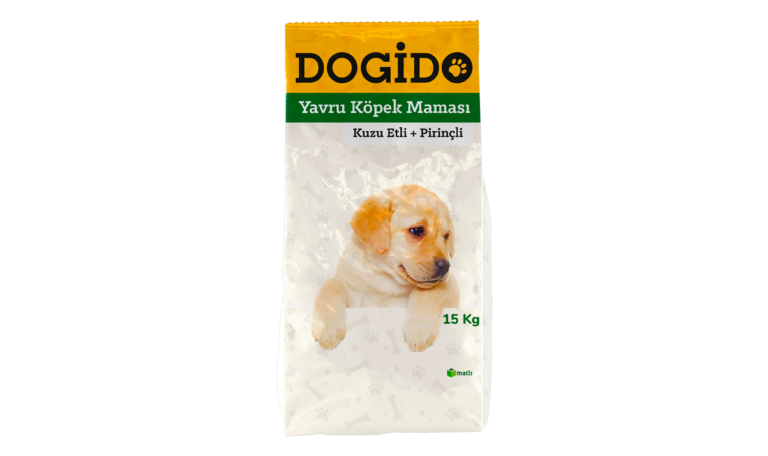 Dogido Kuzu Etli Pirinçli Yavru Köpek Maması