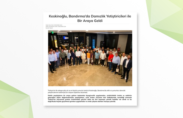 Keskinoğlu, Bandırma’da damızlık yetiştiricileri ile bir araya geldi